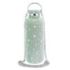 Beauchy Luxus Diamant-Thema Edelstahl Glitzer Vakuumisolierte Tasse Strassbesetzte Thermos-Bürotasse mit Kette