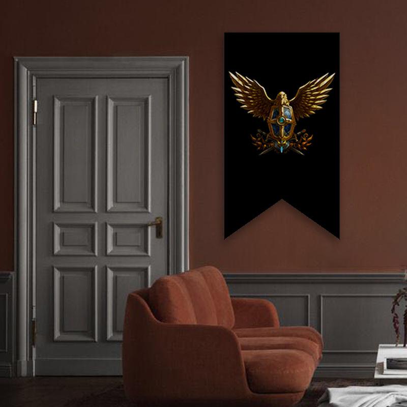 Hero Dark Flag KTV Theme Decoration for Living Room