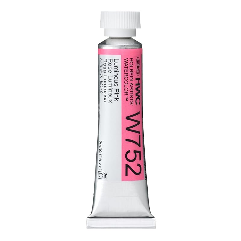 

holbein transparent watercolor paint No. 2 (5ml) luminous color W752 pink (12752)