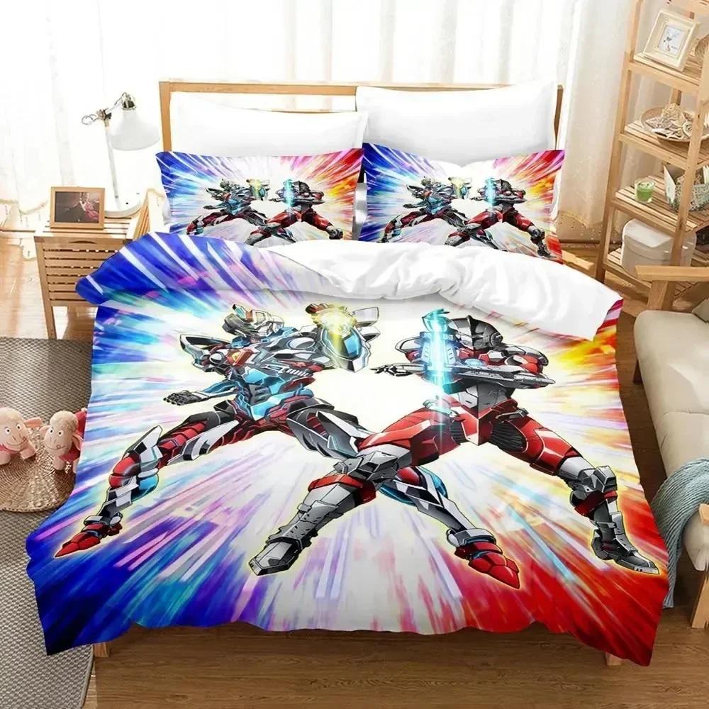 New 3D Print Anime Ssss.Gridman Bedding Set Bedroom Soft Modern Bedspreads Comefortable Duvet Cover Quilt Cover And Pillowcase
