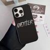 Dexter Morgan Per IPhone 16 15 11 12 13 14 17 Pro Max PLUS Pro Morbido Silicone Ondulato Posteriore Custodia per Telefono