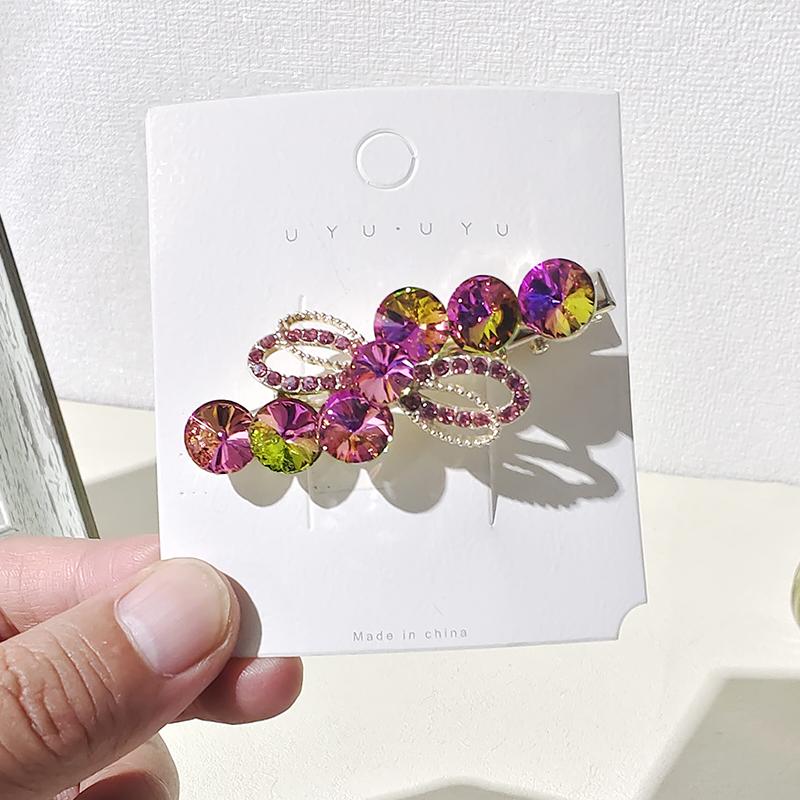 

Трендовые элегантные роскошные хрустальные заколки для волос, аксессуары для волос для женщин, шпилька, сплав, стразы, заколки-уточки в корейском стиле Hairpins