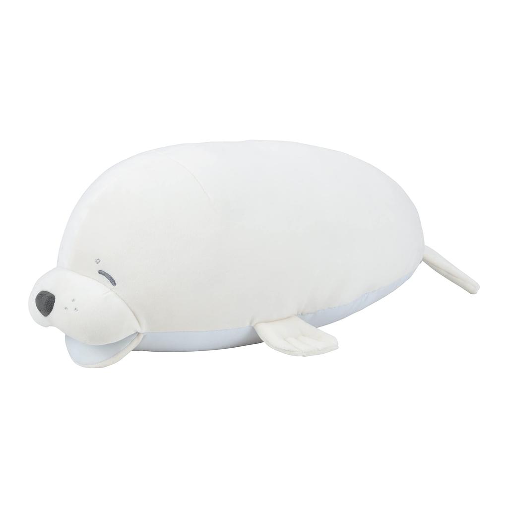 Livheart Cool Body Pillow, Premium Nemunemu Animals Kamukamuzu Daifuku Seal, Medium Size (Approx. 52cm), Cool to the Touch, Antibacterial, 94004-03