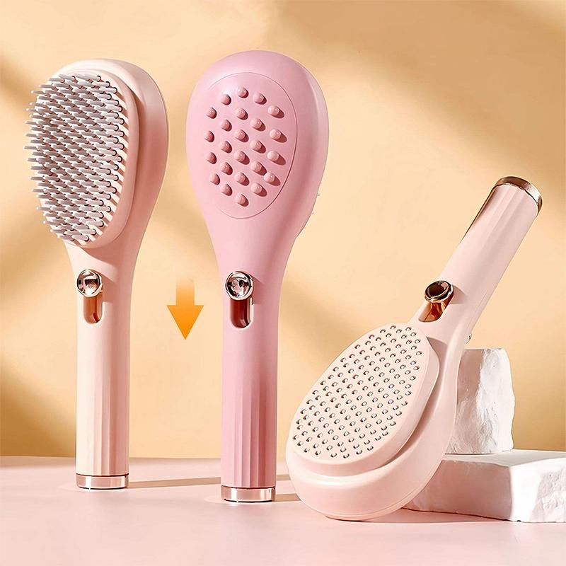 Self Cleaning Hair Massage Airbag Comb Retractable Comb Anti-Static Hair Smoothing Comb Scalp Cleaning Massage Comb Hair Fluffy