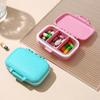 Compact Three-Meal Pill Organizer: Portable, Moisture-Proof, Three-Grid Medicine Box