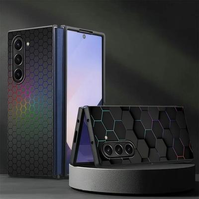 Carbon Fiber Case for Samsung Galaxy ZFold4 ZFold3 Z Fold 7 6 5 4 3 ZFold6 ZFold7 ZFold5 Back Phone Cover