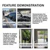 Car Window One‑Way Vision Anti‑Peep Cleaning Paste Professional Deep Clean Stubborn Dirt For All Automotive Glass Surfaces
