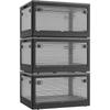 X XUNTAO Storage with Accessible from All Set of Storage Case for Small Foldable Container with Easy Strong Load Large for Home and Car Multiple