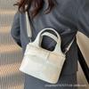 Silver High-end Foreign-style Bag Female Douyin Live Broadcast Explosion Personality Design Hand Bag Commuting Shoulder Messenger Bag