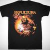 Collection Sepultura Cotton Short Sleeve Black S-2345XL Unisex Unisex T-Shirt