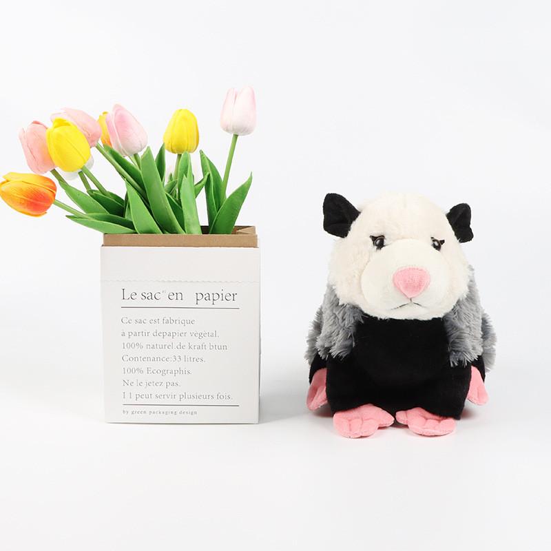 Adorable Opossum Plush Soft Toy Realistic Design Cozy Home Decoration Piece