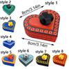 Unique Heart Shaped Annoying Gift Box 8 cm Detachable 3 D Printed Box Funny with Screws Take Apart Box Hobbies