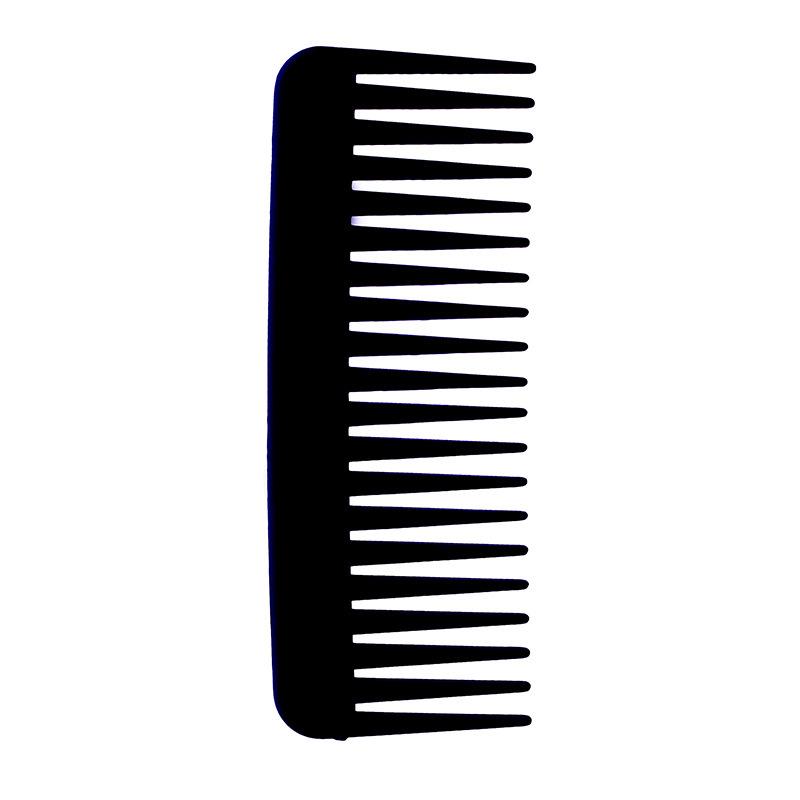 Cross-Border Wide Tooth Massage Comb: Handleless Hairdressing Tool for Straight and Curly Hair