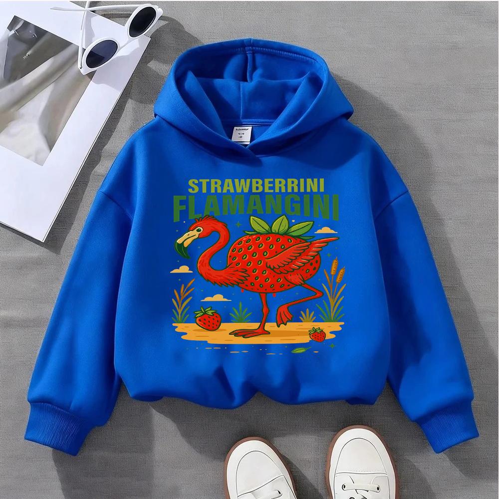 Cute Ballerina Cappuccina Printed Kids Sweatshirt for Girls Fashionable and Comfortable Children's Pullover Top