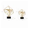 Wireframe Cube Ornament Decorative Shelf Decor Industrial for Office, Study