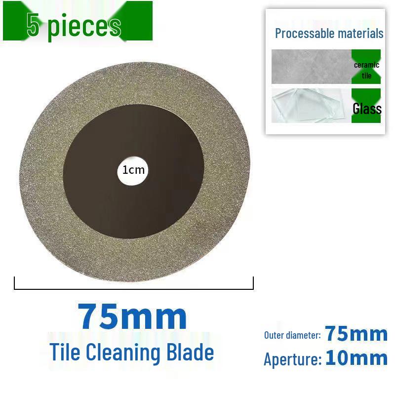 Mini 76mm (3") Angle Grinder Blade: Metal Grinding & Polishing Disc, Cutting Wheel 10mm Arbor.