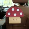Pilzförmiger PU-Taschentuchhalter Kreativer und niedlicher Cartoon-Taschentuchhalter für Zuhause Wohnzimmer Schlafzimmer und Auto