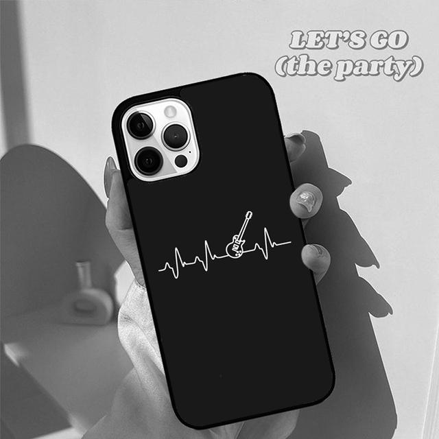 Autumu Guitar Music Phone Case Cover for iPhone 17 Air 16 16e 15 12 11 13 14 Pro Max Apple Plus Coque