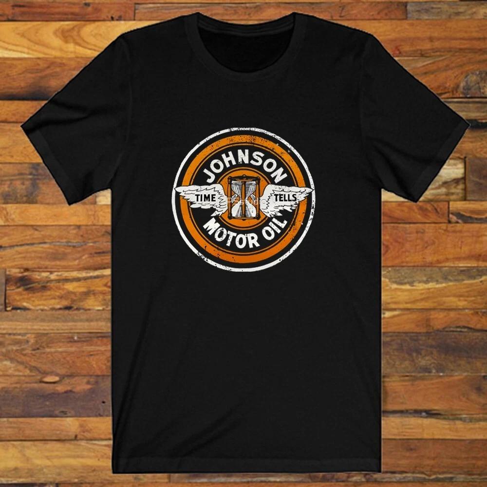 Johnson Motor Oil Men s Black S-5XL XXL