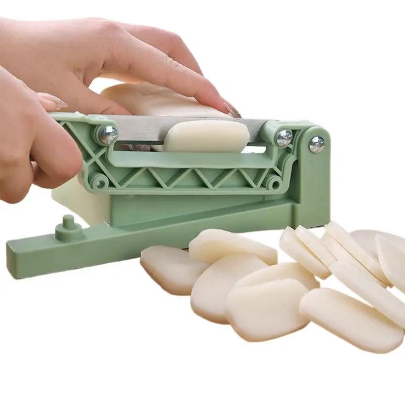 Hot Household Multifunctional Table Slicer Frozen Meat Cutting Machine Beef Mutton Rolls Cutter Fruit Vegetable Slicer Kitchen