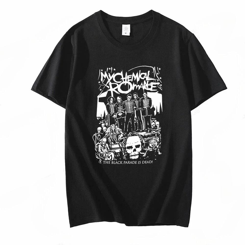 My Chemical Romance T Shirt Women Fashion Tshirts Cool Hip Hop Men Tshirt Casiual Summer Vintage Anime Unisex Top Tee