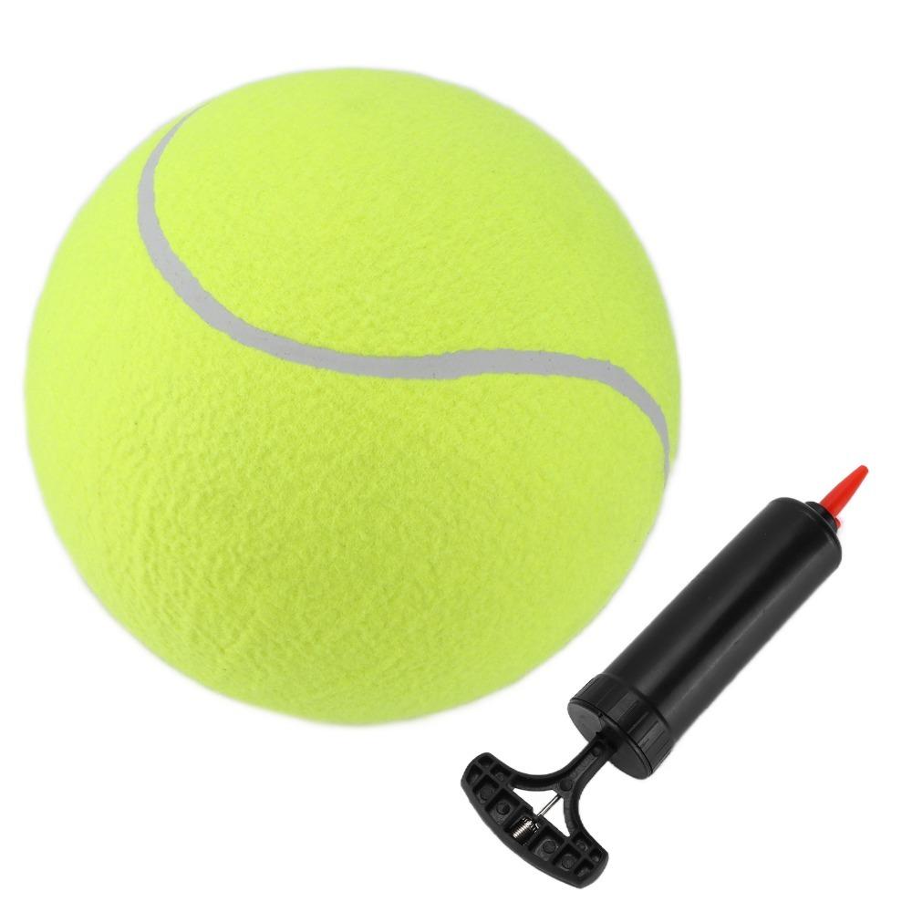 9.5 Inch 9.5 Inch Inflatable Pet Tennis Ball 24cm Diameter Dog Training Tennis Toy Indoor Play