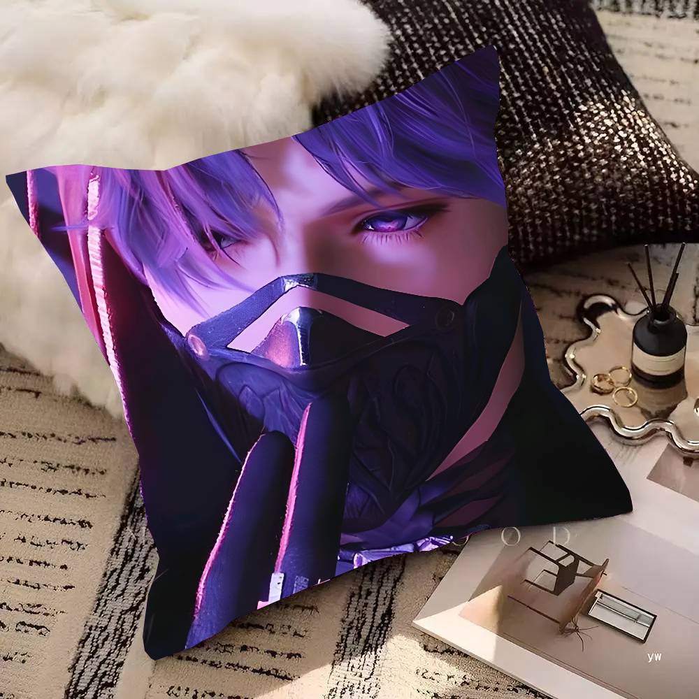 Game Love And Deepspace Rafayel Pillow Case Square Pillow Bedroom Sofa Leisure Comfort Cushion Car Living Room Home Decoration
