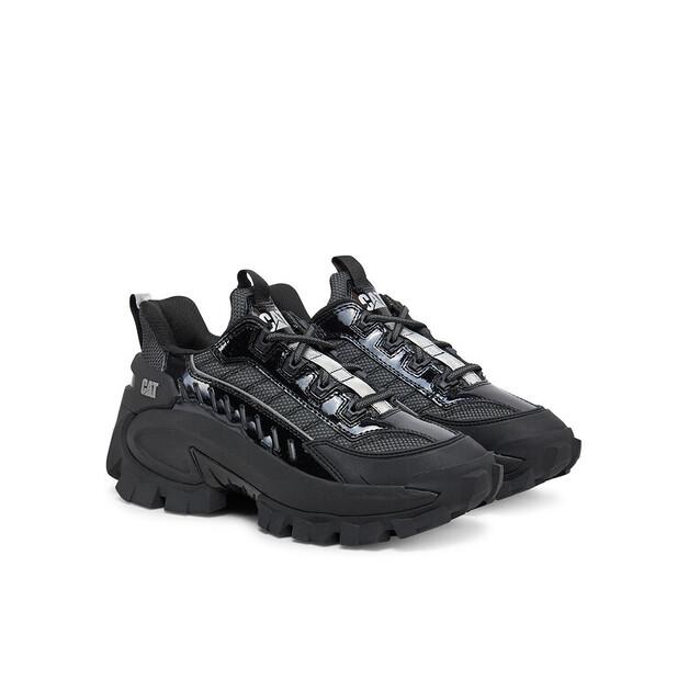 Мужские кроссовки CATerpillar Intruder max lace chrometallic p726284 чёрные