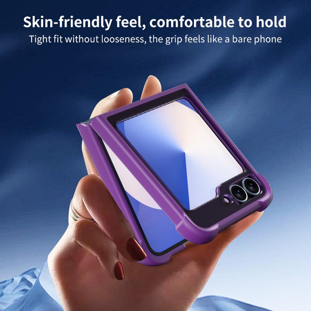 For Samsung Galaxy Z Flip6 5G Magnetic Case Shockproof Matte PC+TPU Phone Cover