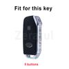 5 Buttons Tpu Car Key Shell Fob Holder Cover For Kia Ceed Cerato Forte Niro Seltos Sorento Soul Sportage Telluride K5 Keyless