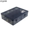 Deli 9-24 Grids Plastic Removable Bulkhead Tool Storage Box Jewelry Display Organizers Boxes Multifunctional Household Tool Case