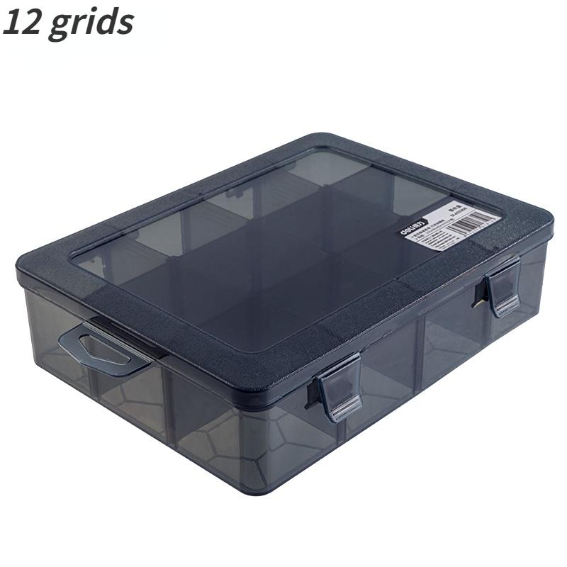 Deli 9-24 Grids Plastic Removable Bulkhead Tool Storage Box Jewelry Display Organizers Boxes Multifunctional Household Tool Case