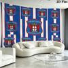 Carlisle United Wall Tapestry Aesthetic Wall Hanging Printed Fabric Blanket Decorative Tapestries for Bedroom Living Room Home Decor