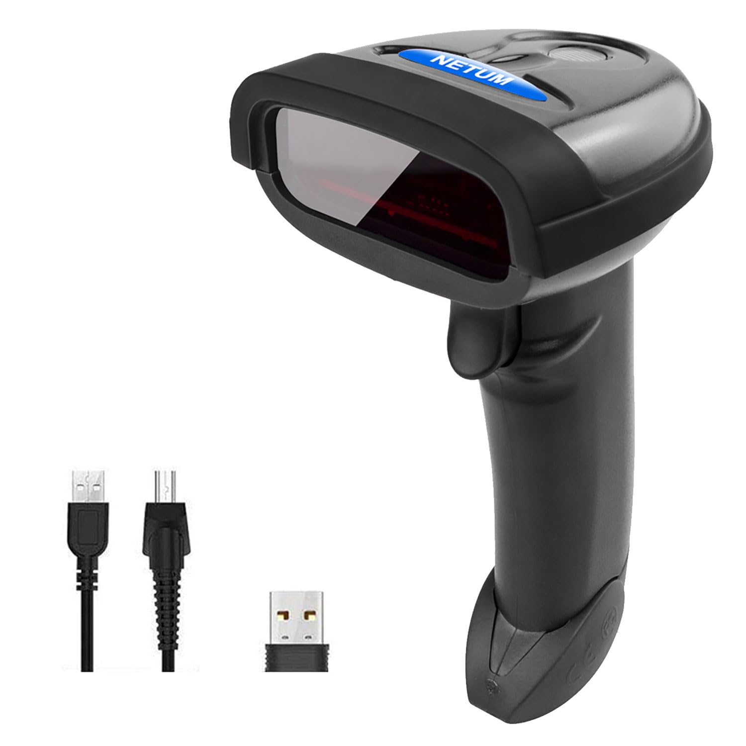 

NETUM NT-1698W USB 1D Barcode Scanner, Wireless 2.4GHz, Handheld, Rechargeable, Wired/Wireless, Tablet PC, POS Compatible