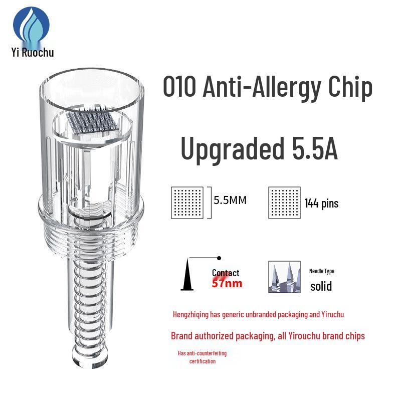 

5.5A Нано Микроигольный Микрочип для Восстановления Чувствительной Кожи для Уменьшения Покраснений 10x Chip Pack