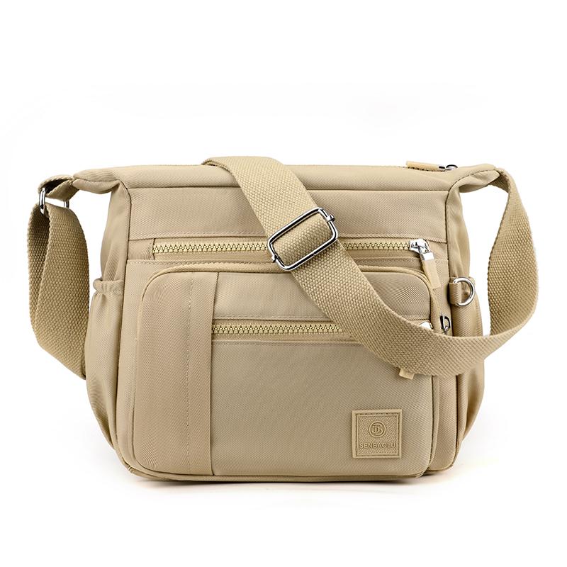 Women's Crossbody Bag Large Capacity Shoulder Bag Multi-Compartment Middle-Aged Mother Bag