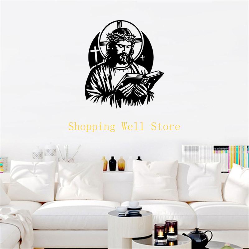 

KX4B Elegant Religious Metal Holy Wall Sculpture Indoor Church Home Decoration Gift CN