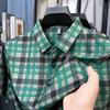 Summer Men's Short Sleeve Shirt Business Casual Top Wrinkle-Resistant