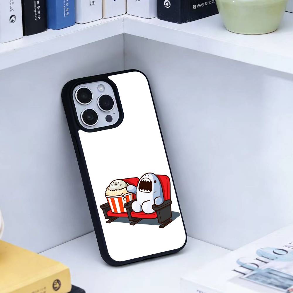 

D-Cute Shark Phone Case For iPhone 17,16,15,14,13,Pro,Max,Plus,Magnetic For Magsafe Wireless Charging iPhone14Plus