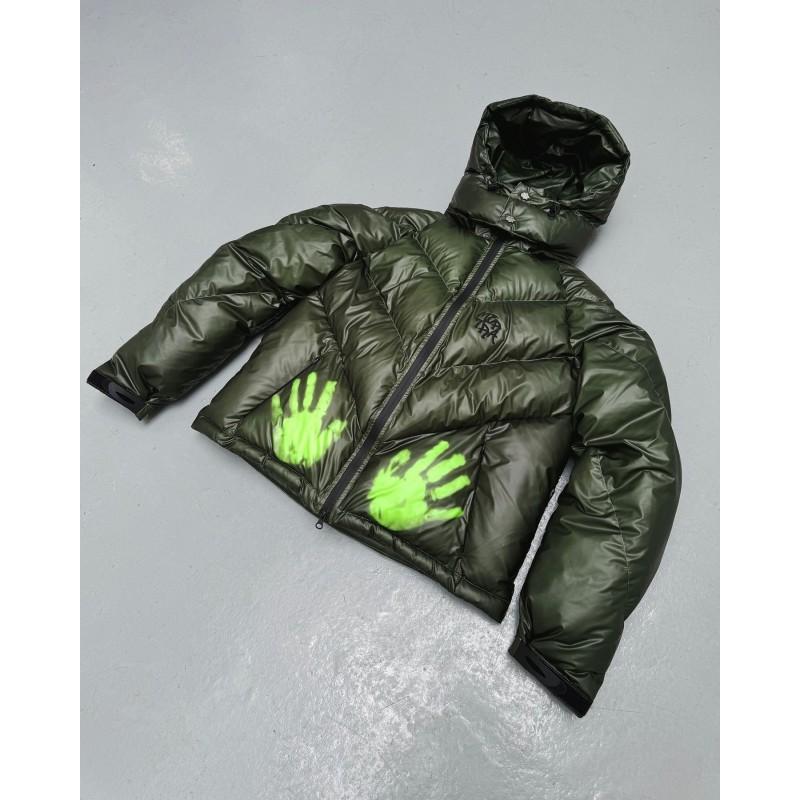 Unisex Zimowa Gruba Ciepła Bawełniana Kurtka z Kapturem Streetwear Oversize Casualowy Płaszcz Nastolatki Dorośli