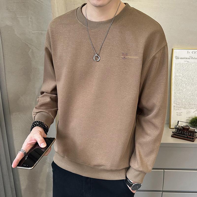 

Men s Autumn Trendy Korean Style Embroidered Tiger Sweatshirt 3XL