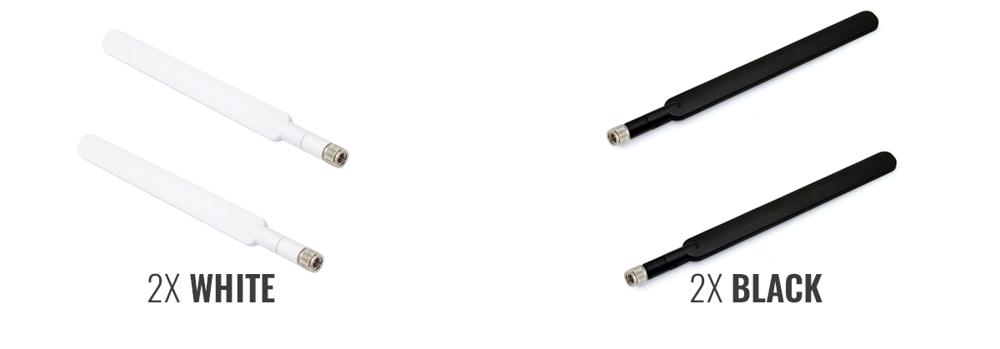 2x LTE Antenna for Huawei B593 E5186 B525 - White