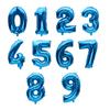 16 32 40 Inch Air Number Large Figures Foil Balloons Happy Birthday Wedding Party Decorations Baby Shower Globos