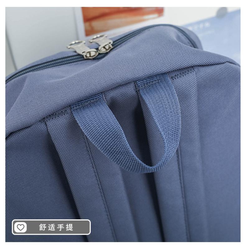 Modischer Mehrzweck-Rucksack, vierteilig, für Mittel- und Oberstufenschüler auf dem Campus, Schultasche, neuer Rucksack mit Bärenanhänger für Schüler