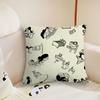 Pingu Cartoon Cute Cushion Cover Pillow Case Plush Fabric Soft Double Sided Print Sofa Cushion Cover Throw Pillow Covers