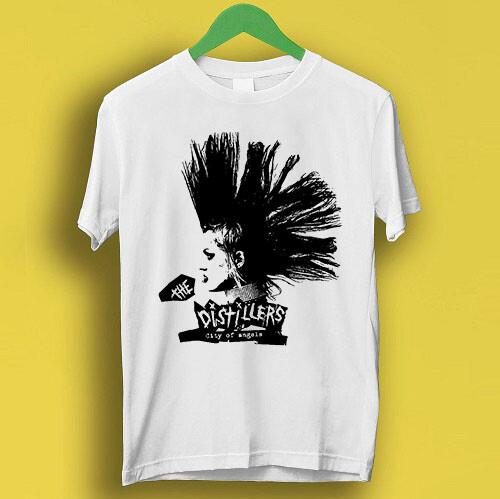 The Distillers City Of Angels  Mohawk Punk Rock Music Retro T Shirt P2365