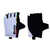 Santini Rainbow Gloves White – Official Fan Line Rainbow Gloves, Fan Line, White, Size XS