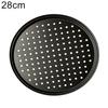 28/32cm Steel Non-stick Pizza Baking Pan Plate with Hole Bakeware Baking Tool Sale Goods