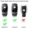Carbon Fiber Soft Silicone Key Fob Cover For Mercedes 20-up A C CLA CLS GLB GLC