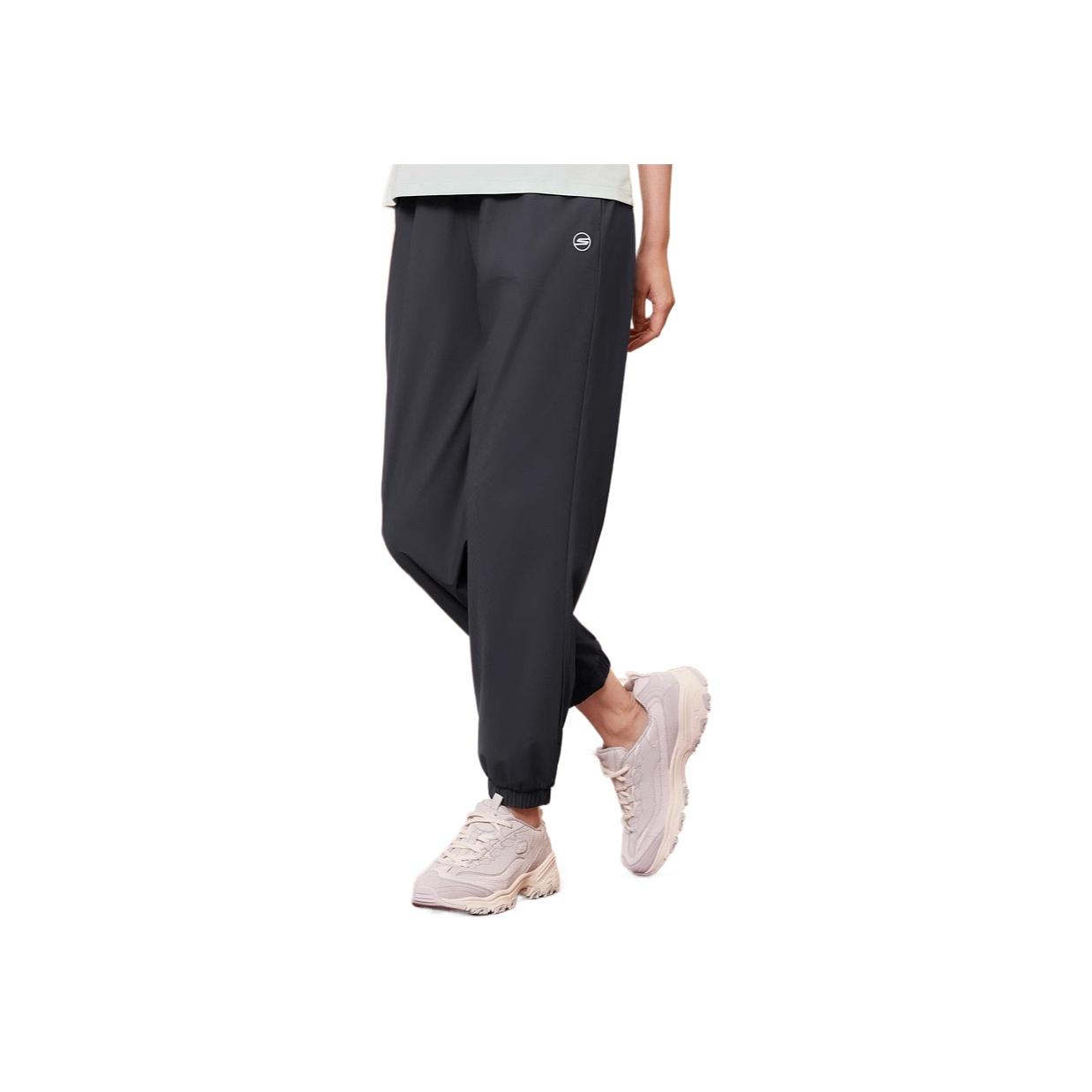 Skechers Comfortable Versatile Fashion Knitted Sports Pants Women bottoms Black P225W274-0018 M